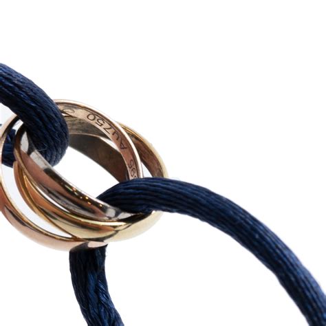 cartier trinity bracelet cord|cartier bracelet trinity size guide.